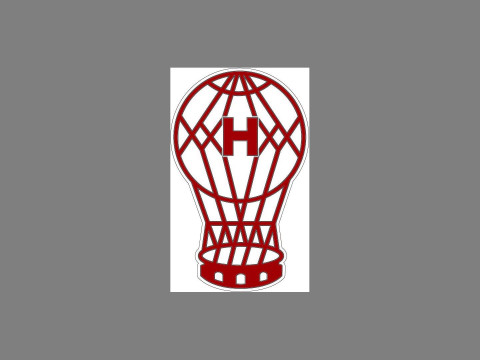 AFA Huracn club Coaster necklace and keychain Color Printable Modelo de impresión 3D