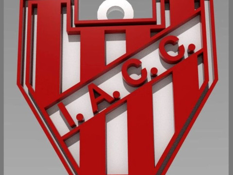 AFA Instituto Central Cordoba club Coaster necklace and keychain Color Printable 3D-printmodel
