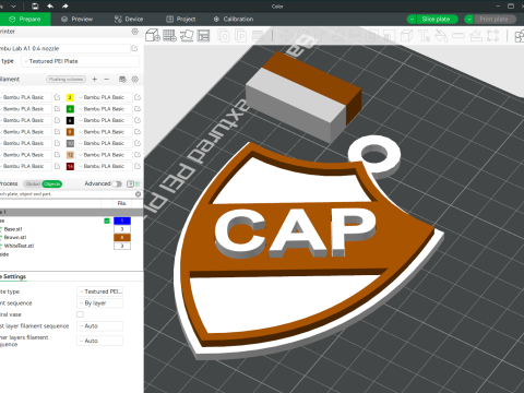 AFA Platense club Coaster necklace and keychain Color Printable Modelo de impresión 3D