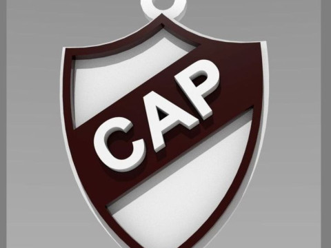 AFA Platense club Coaster necklace and keychain Color Printable Modelo de Impressão 3D