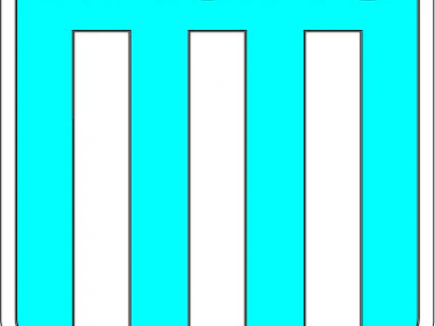 AFA Racing club Coaster necklace and keychain Color Printable 3D Print Model