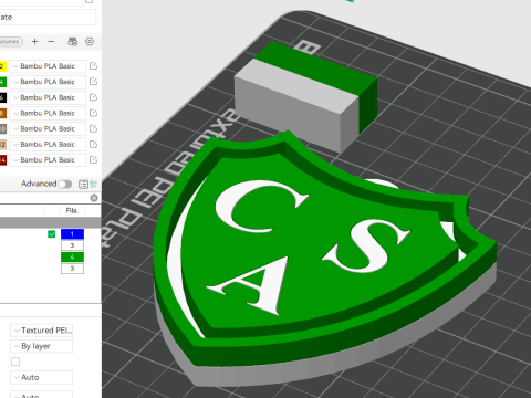 AFA Sarmiento Junin club Coaster necklace and keychain Color Printable Modèles 3D en vedette