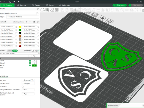 AFA Sarmiento Junin club Coaster necklace and keychain Color Printable 3D Print Model