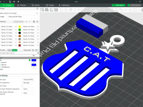 AFA Talleres club Coaster necklace and keychain Color Printable 3D Print Model