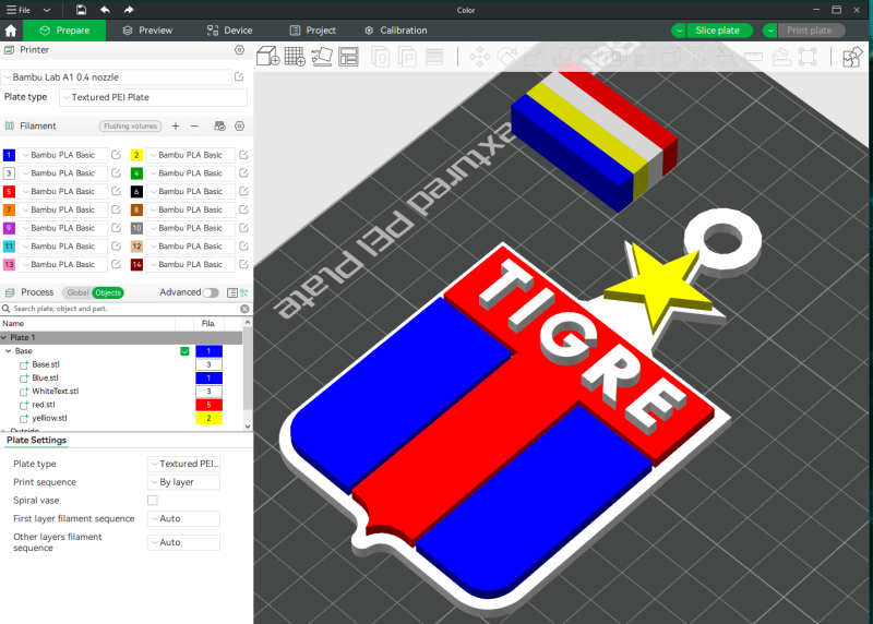 AFA Tigre club Coaster necklace and keychain Color Printable Modelo de impresión 3D .c4d .max .obj .3ds .fbx .stl .blend