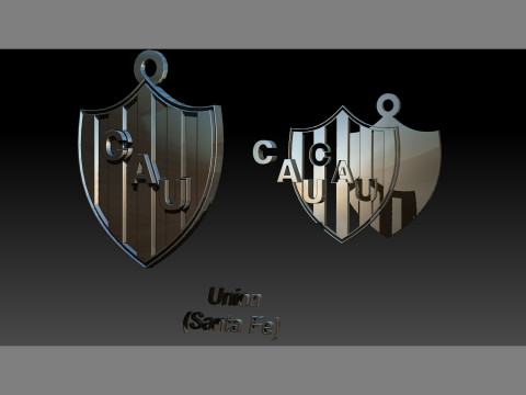 AFA Sarmiento Junin club Coaster necklace and keychain Color Printable Model Cetak 3D