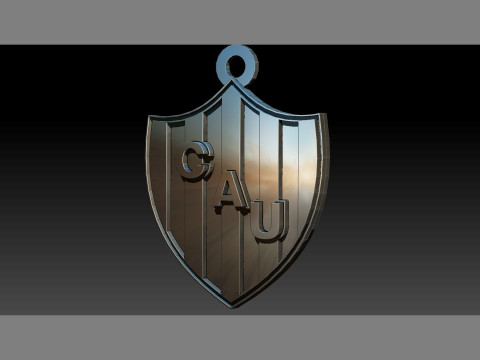 AFA Sarmiento Junin club Coaster necklace and keychain Color Printable Model Cetak 3D