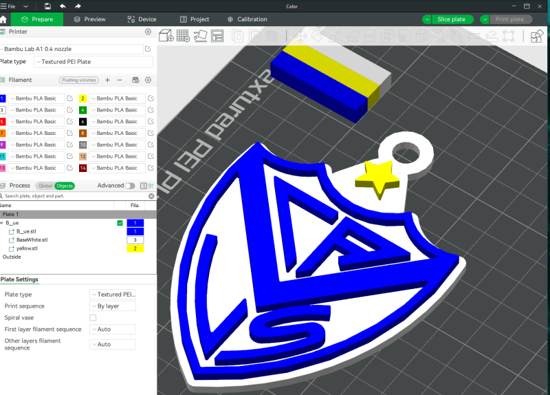 AFA Velez club Coaster necklace and keychain Color Printable Modello di stampa 3D .c4d .max .obj .3ds .fbx .stl .blend