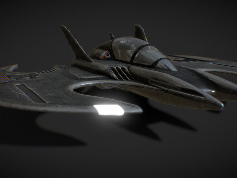 Batwing fan art from the film Batman 1989 High-quality 3D-Modell