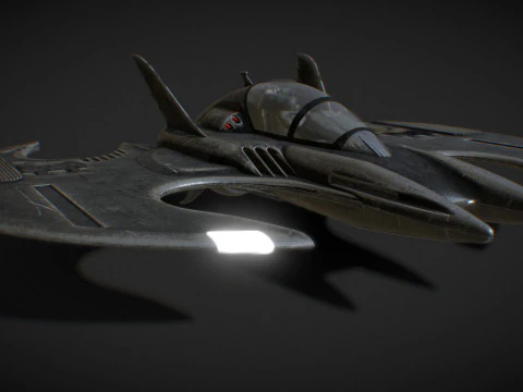 Batwing fan art from the film Batman 1989 High-quality 3D Model