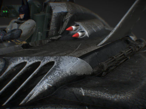 Batwing fan art from the film Batman 1989 High-quality 3D Model