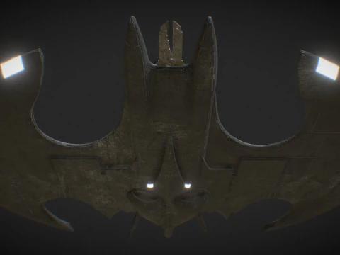 Batwing fan art from the film Batman 1989 High-quality 3D Model