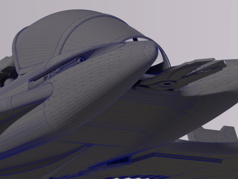 Batwing fan art from the film Batman 1989 High-quality 3D-Modell
