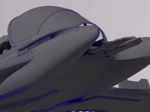Batwing fan art from the film Batman 1989 High-quality 3D Model