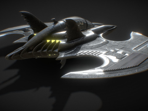 Batwing fan art from the film Batman 1989 High-quality 3D-Modell