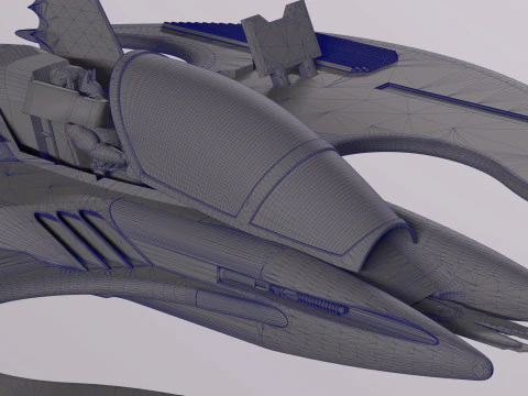 Batwing fan art from the film Batman 1989 High-quality 3D Model