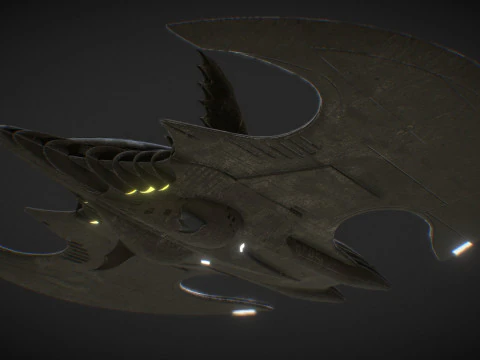 Batwing fan art from the film Batman 1989 High-quality 3D Model
