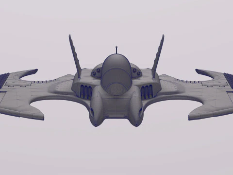 Batwing fan art from the film Batman 1989 High-quality 3D Model