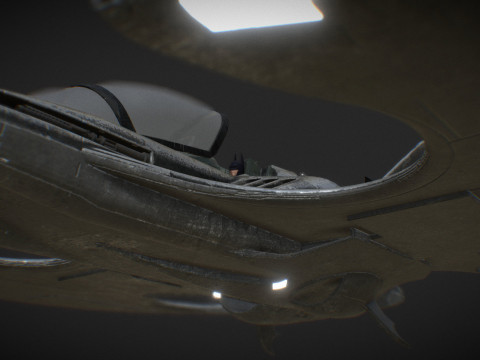 Batwing fan art from the film Batman 1989 High-quality 3D-Modell