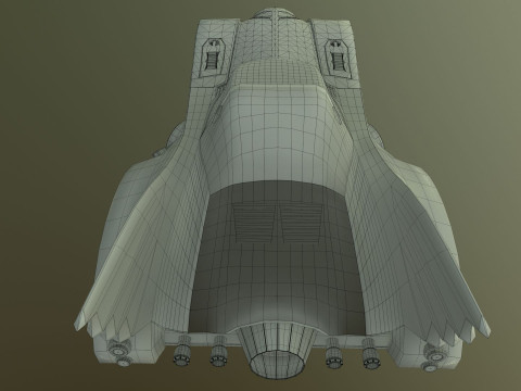 Batmobile 1989 High-Quality PBR Subdiv Renderable 3D Модель