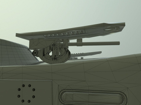 Batmobile 1989 High-Quality PBR Subdiv Renderable 3D Модель