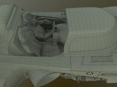 Batmobile 1989 High-Quality PBR Subdiv Renderable 3D Model