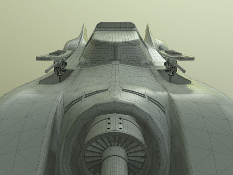 Batmobile 1989 High-Quality PBR Subdiv Renderable 3D Модель