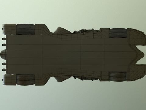 Batmobile 1989 High-Quality PBR Subdiv Renderable 3D Модель