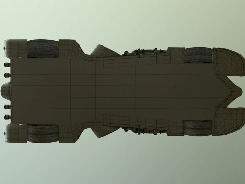 Batmobile 1989 High-Quality PBR Subdiv Renderable 3D Model