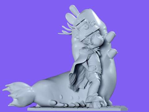 Elio and Glordon three poses Printable 3D-printmodel