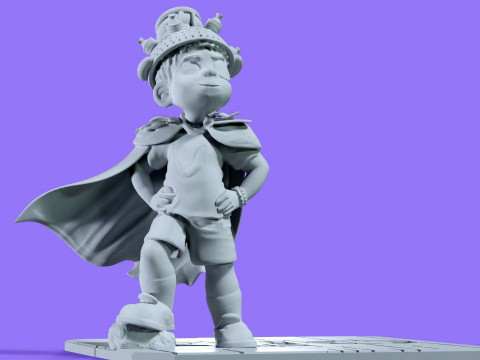 Elio and Glordon three poses Printable 3D-printmodel