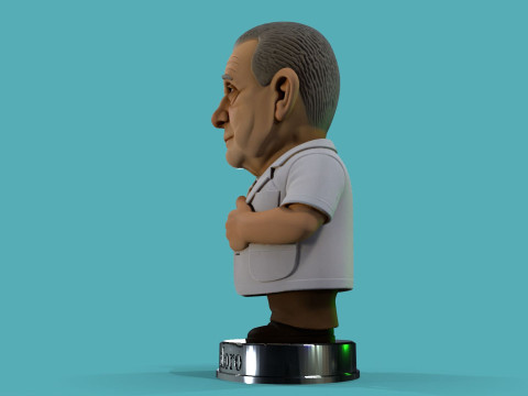 Dr Rene Favaloro Chibi Printable 3D Print Model