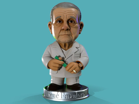 Dr Rene Favaloro Chibi Printable 3D Print Model