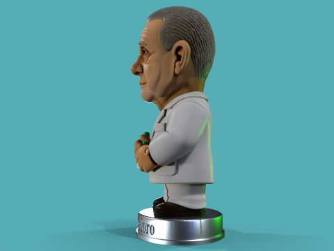 Dr Rene Favaloro Chibi Printable 3D Print Model
