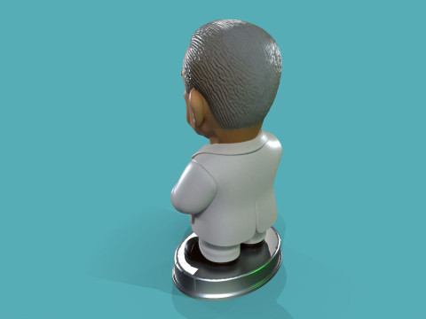 Dr Rene Favaloro Chibi Printable 3D Print Model