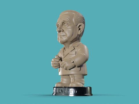 Dr Rene Favaloro Chibi Printable 3D Print Model