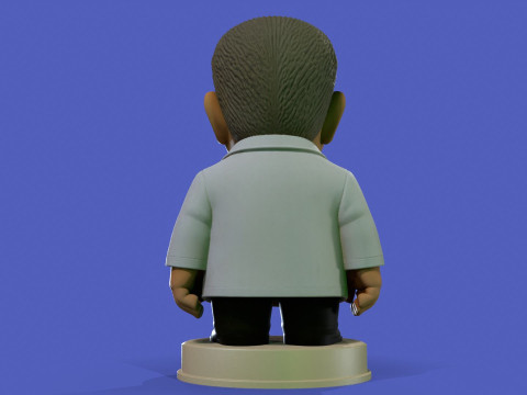 Dr Rene Favaloro Chibi Printable 3D Print Model