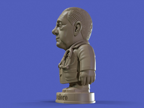 Dr Rene Favaloro Chibi Printable 3D Print Model