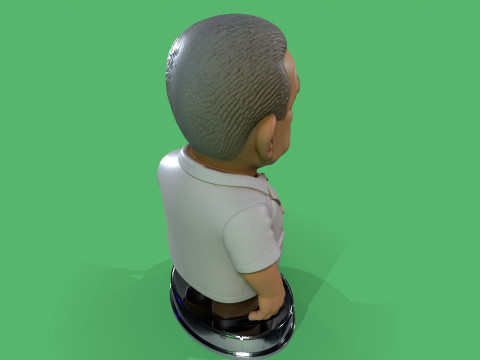 Dr Rene Favaloro Chibi Printable 3D Print Model