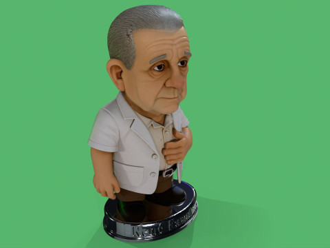 Dr Rene Favaloro Chibi Printable 3D Print Model