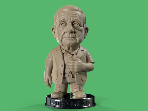 Dr Rene Favaloro Chibi Printable 3D Print Model