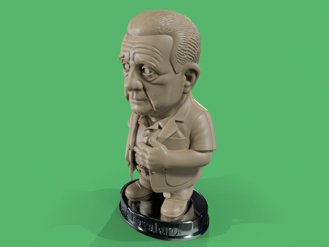 Dr Rene Favaloro Chibi Printable 3D Print Model