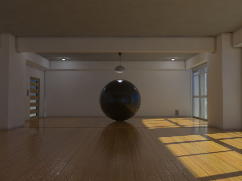 Gantz Room renderable 3D मॉडल
