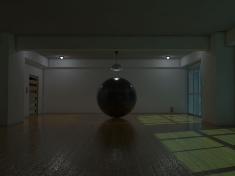 Gantz Room renderable 3D मॉडल