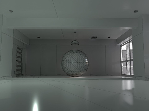 Gantz Room renderable 3D मॉडल
