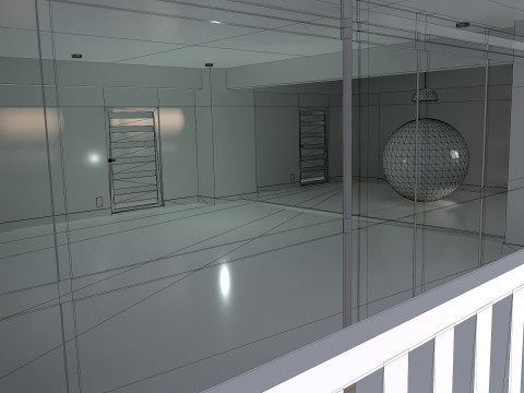 Gantz Room renderable 3D मॉडल