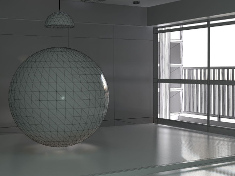 Gantz Room renderable 3D मॉडल