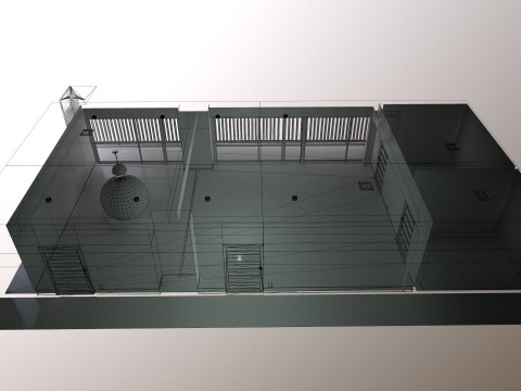 Gantz Room renderable 3D मॉडल