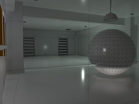 Gantz Room renderable 3D मॉडल