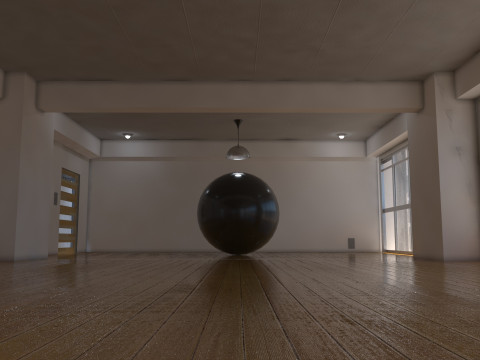 Gantz Room renderable 3D मॉडल